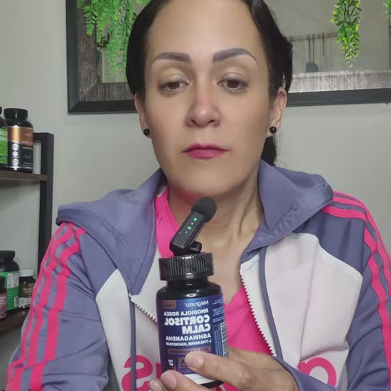 Testimonio video mujer usando Cortisol Calm suplemento kalmavit