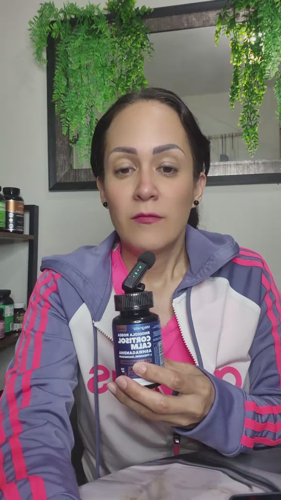 Testimonio video mujer usando Cortisol Calm suplemento kalmavit